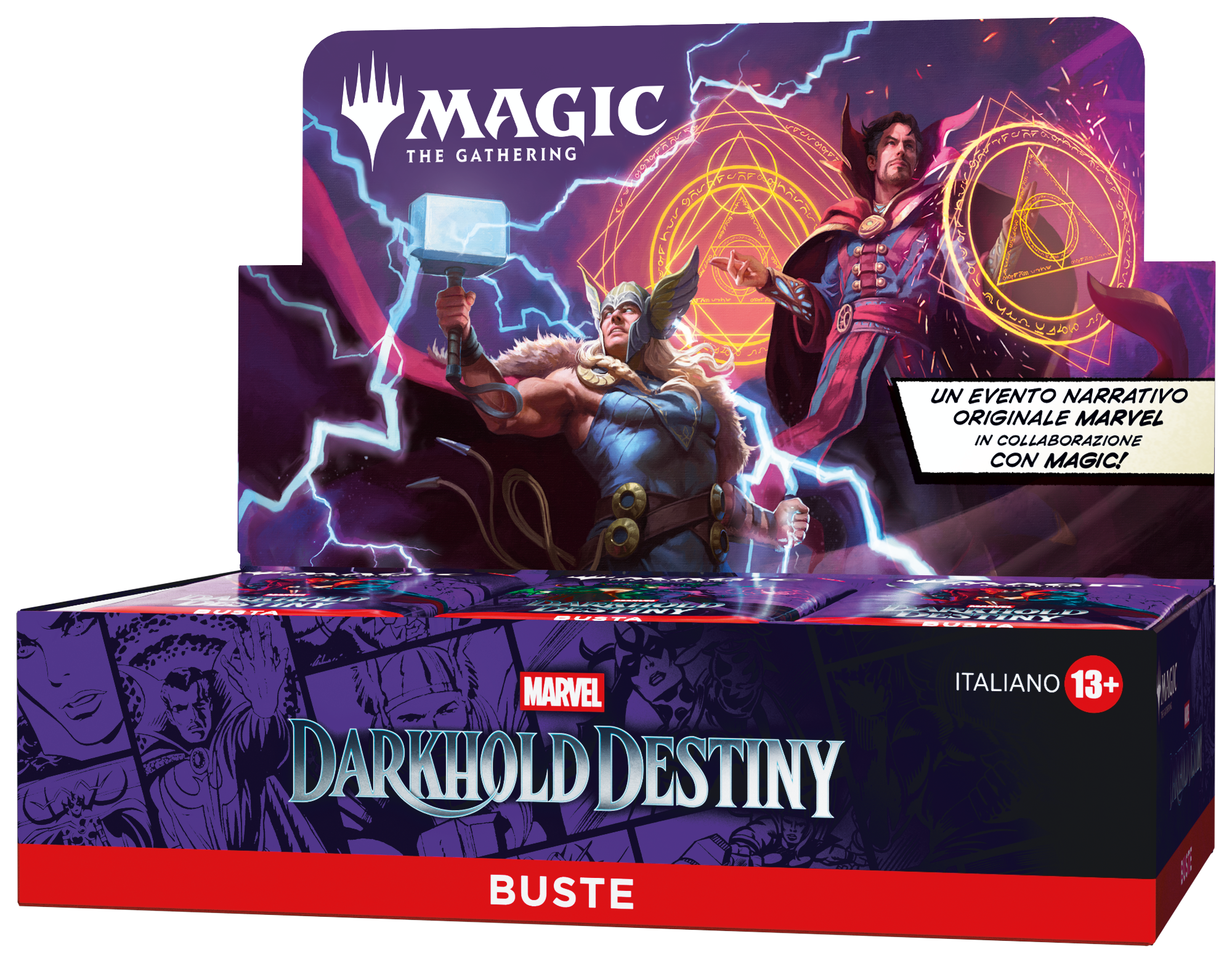 Magic: The Gathering | Marvel Darkhold Destiny | Play Booster Display (IT)