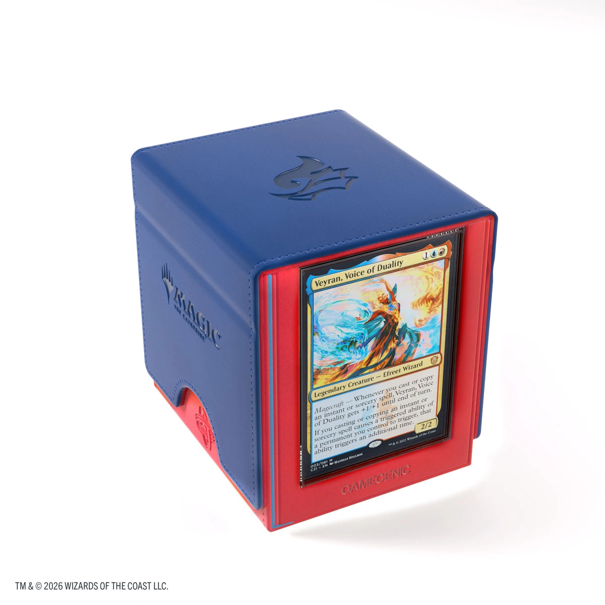 Gamegenic | Secrets of Strixhaven - Rot/Blau | Deckbox Sidekick Plus100+ XL