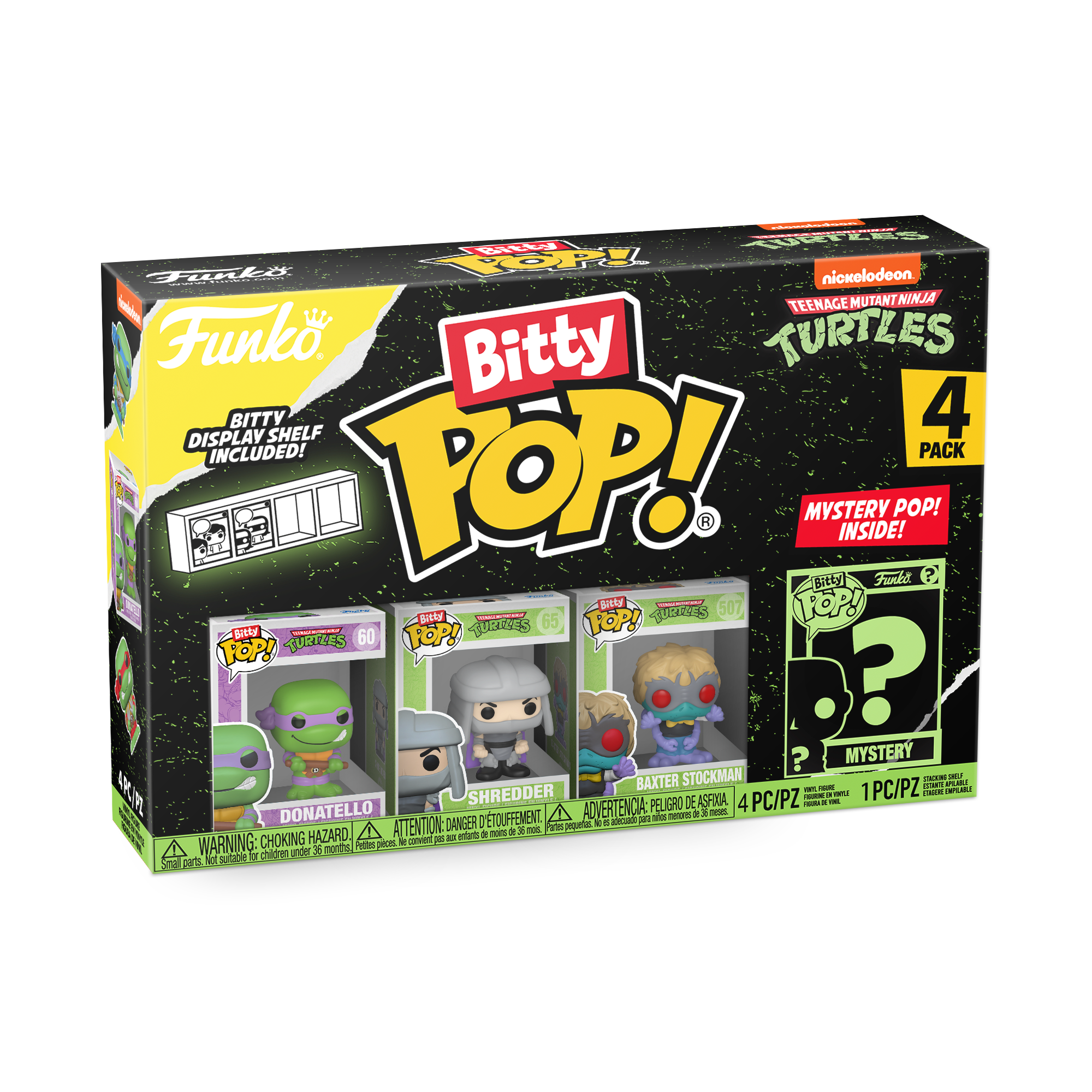 Bitty POP!: Donatello 4-Pack Series 2 - TMNT