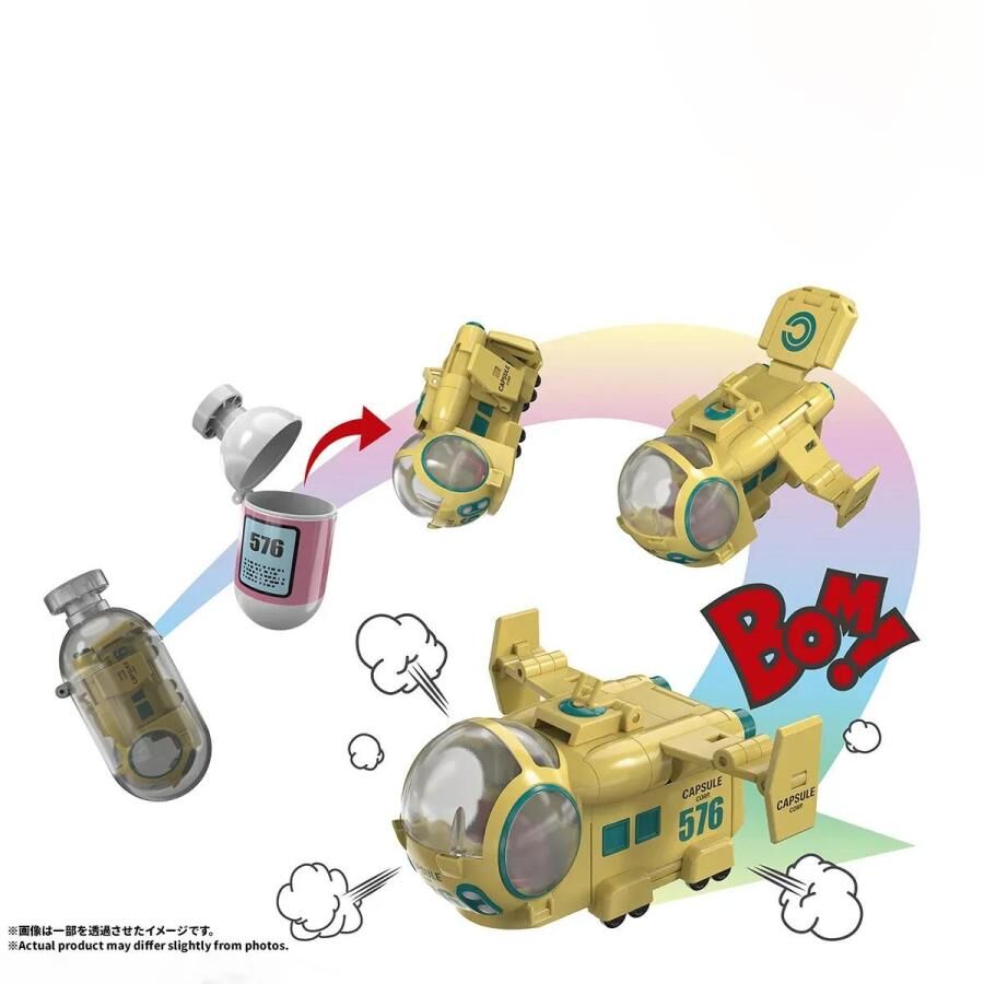 Tamashii Nations | Hoi-Poi Capsule No. 576 Bulma's Airplane Changearts (8cm) | Dragon Ball