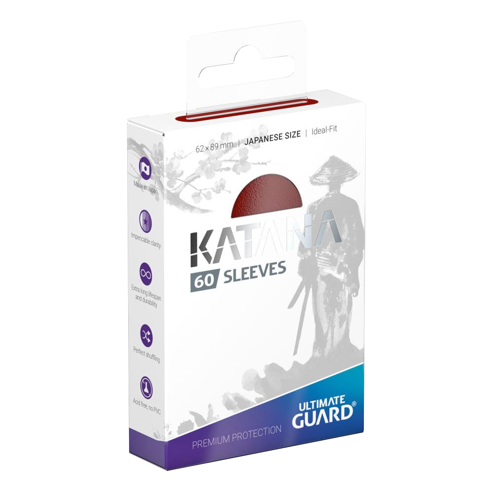 Ultimate Guard | Katana Sleeves | Japanese Size (60) Rot