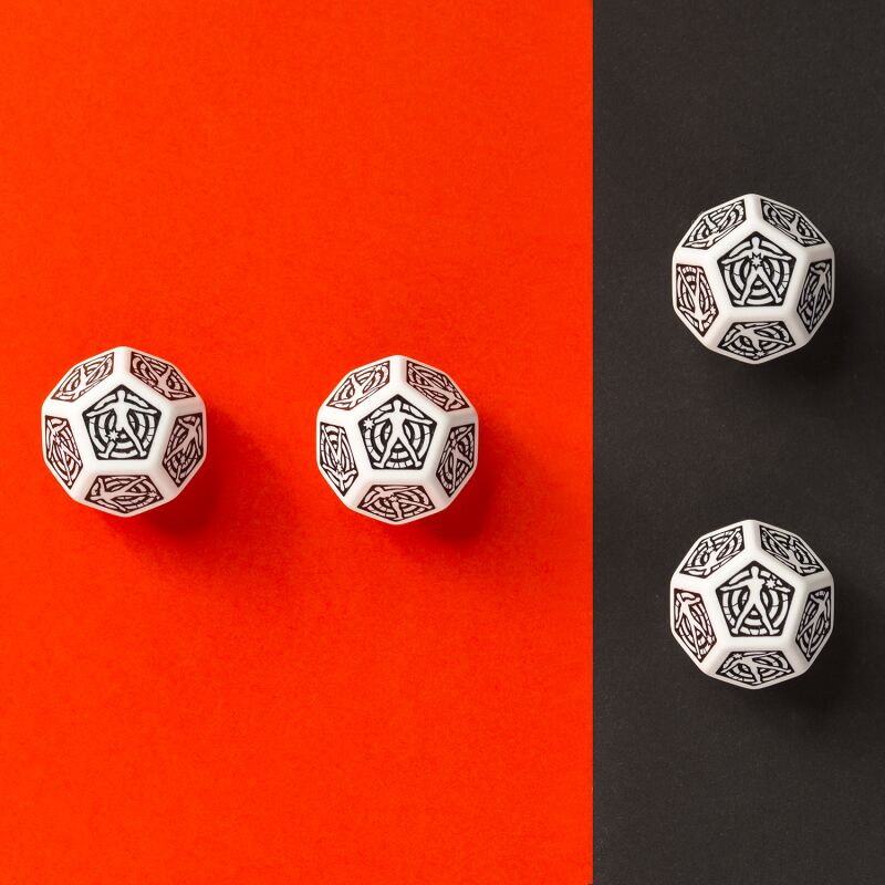 Q Workshop | White & Black | D12 Hit Location Die