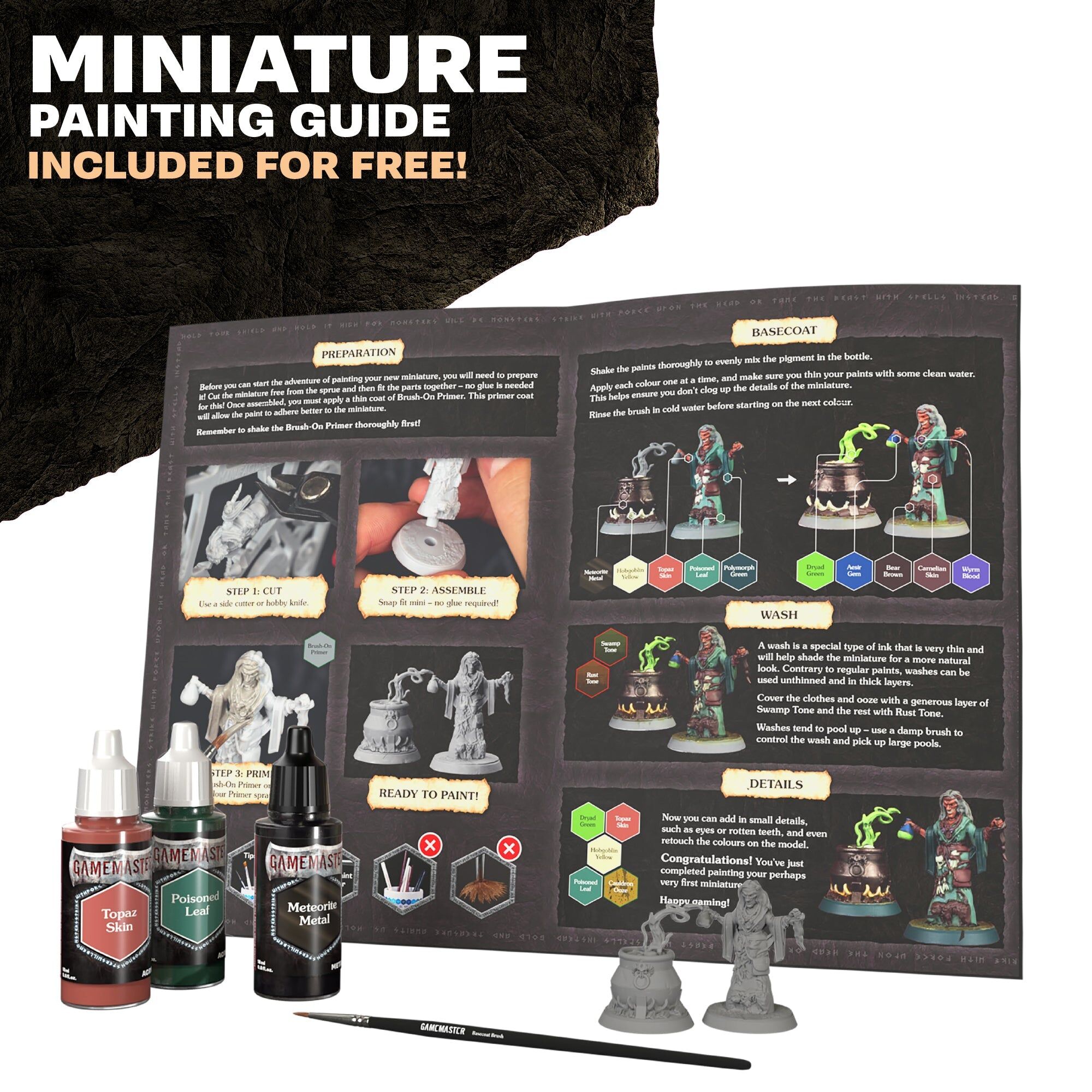 GameMaster - Wilderness Adventures - Role-Playing Paint Set