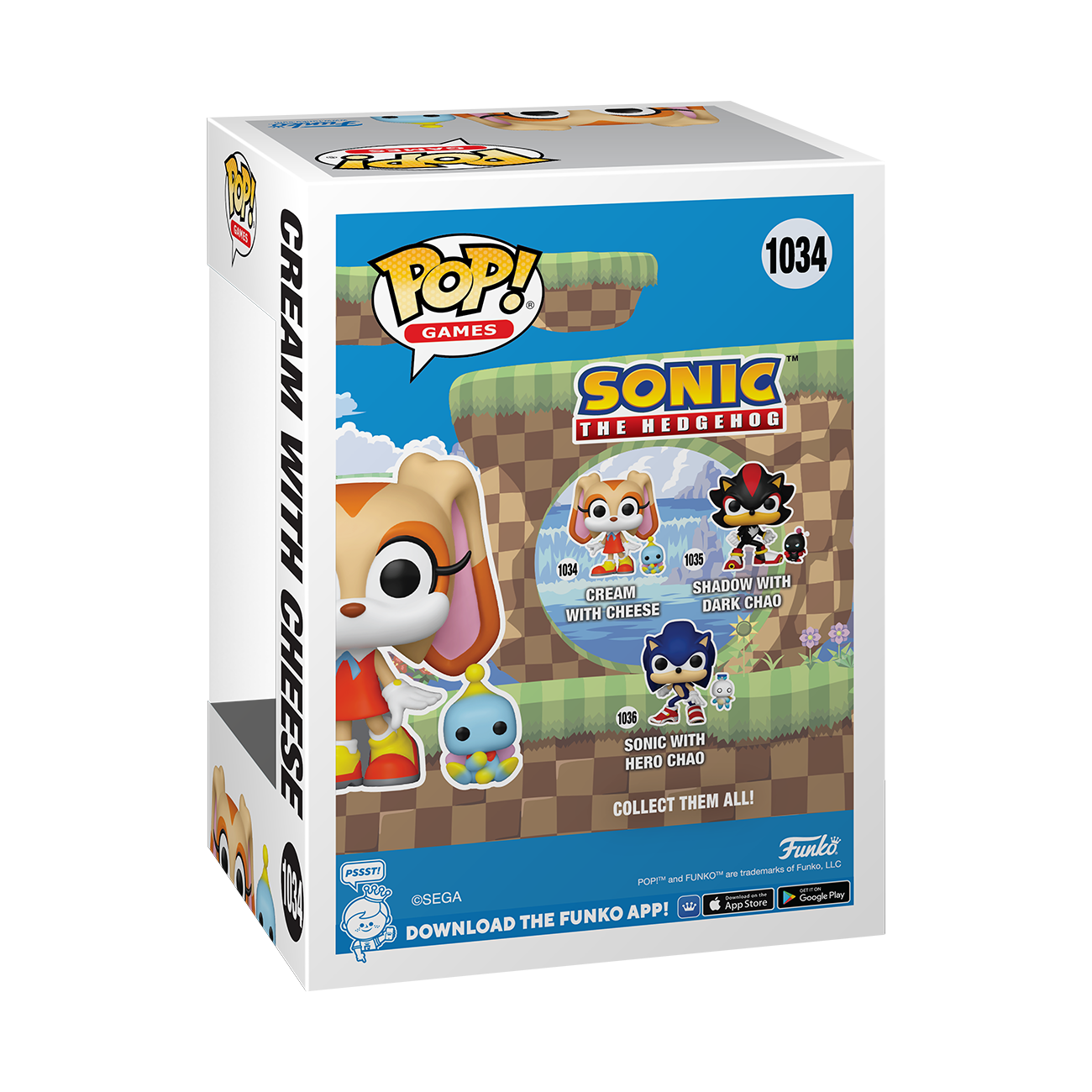 POP! Games: Cream with Cheese - Sonic The Hedgehog
