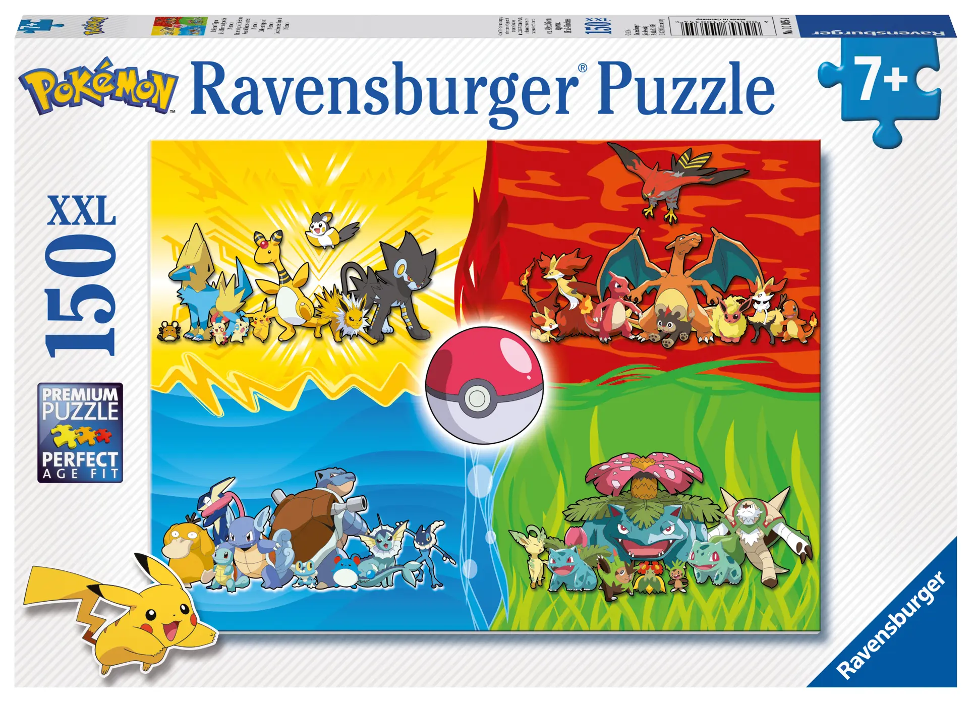 Ravensburger | Pokémon Typen | 150 Teile Puzzle