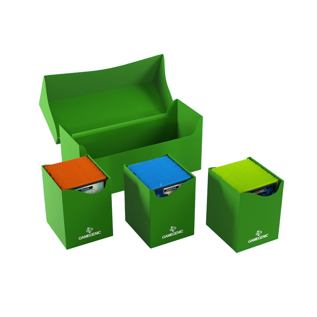 Gamegenic - Deckbox Triple Deck Holder 300+ XL Stil: Grün