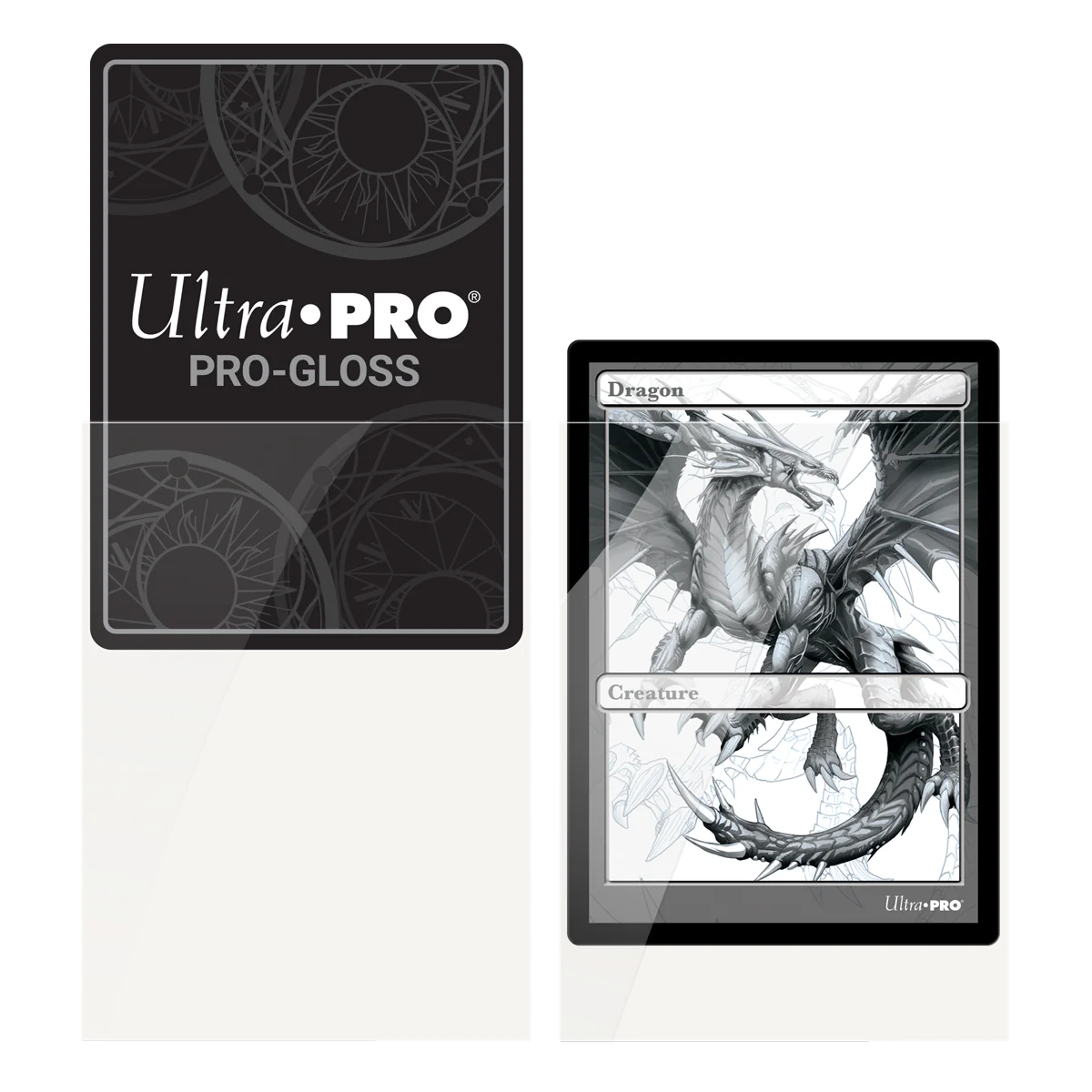 Ultra Pro: PRO-Gloss Standard Deck Protector® Sleeves - 100ct Clear