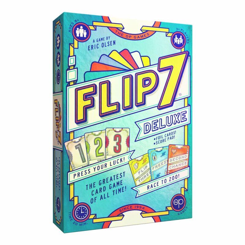 Usaopoly | Flip 7 Deluxe | Card Games