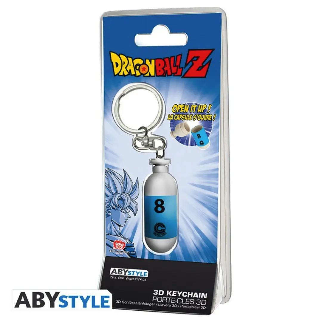 Abysse | Dragon Ball | Blue Capsule 3D Keychain