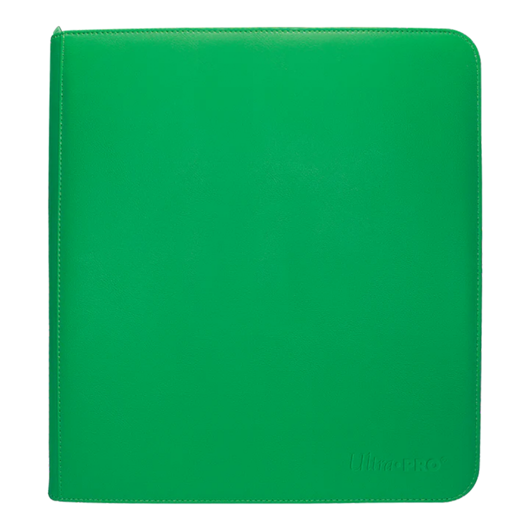 Ultra Pro | Vivid - Green | 12-Pocket Zippered PRO-Binder