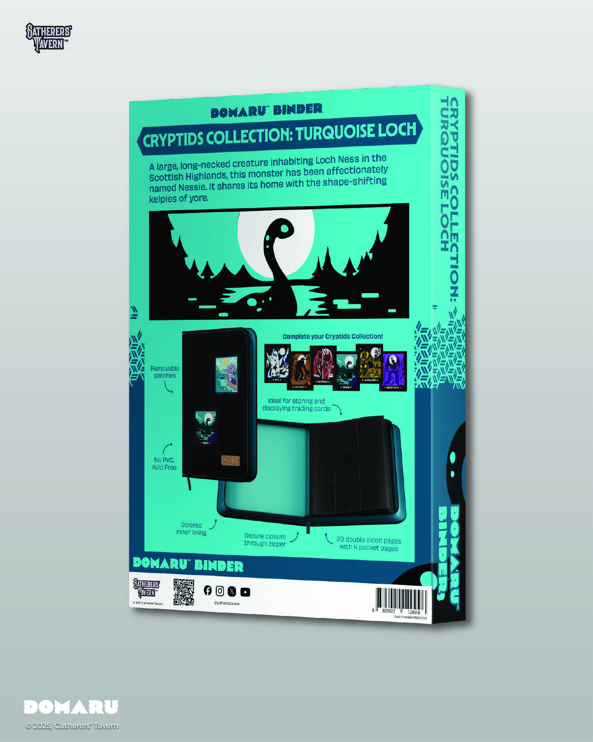 Gatherers' Tavern | Turquoise Loch Deco Patch DOMARU | Binder 9-Pocket