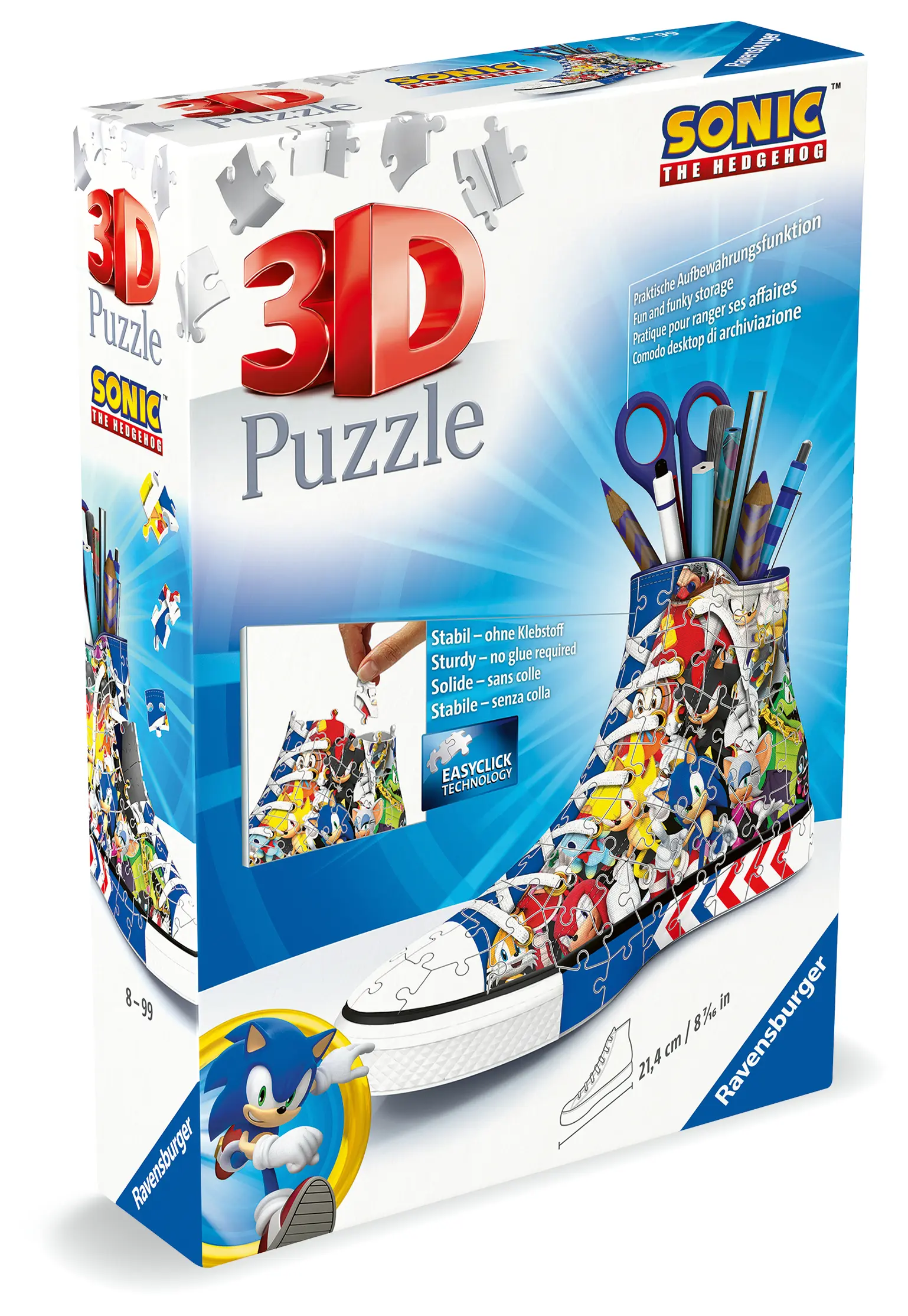 Ravensbuger | Sonic the Hedgehog | 3D Puzzle Sneaker