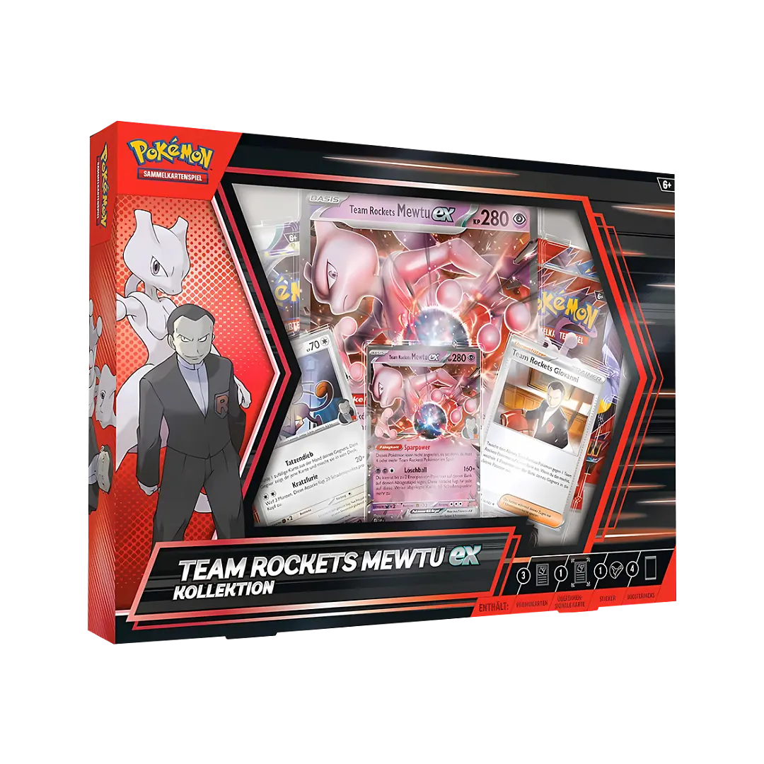 Pokémon TCG: Team Rockets Mewtu-ex - Kollektion (DE) | B250025