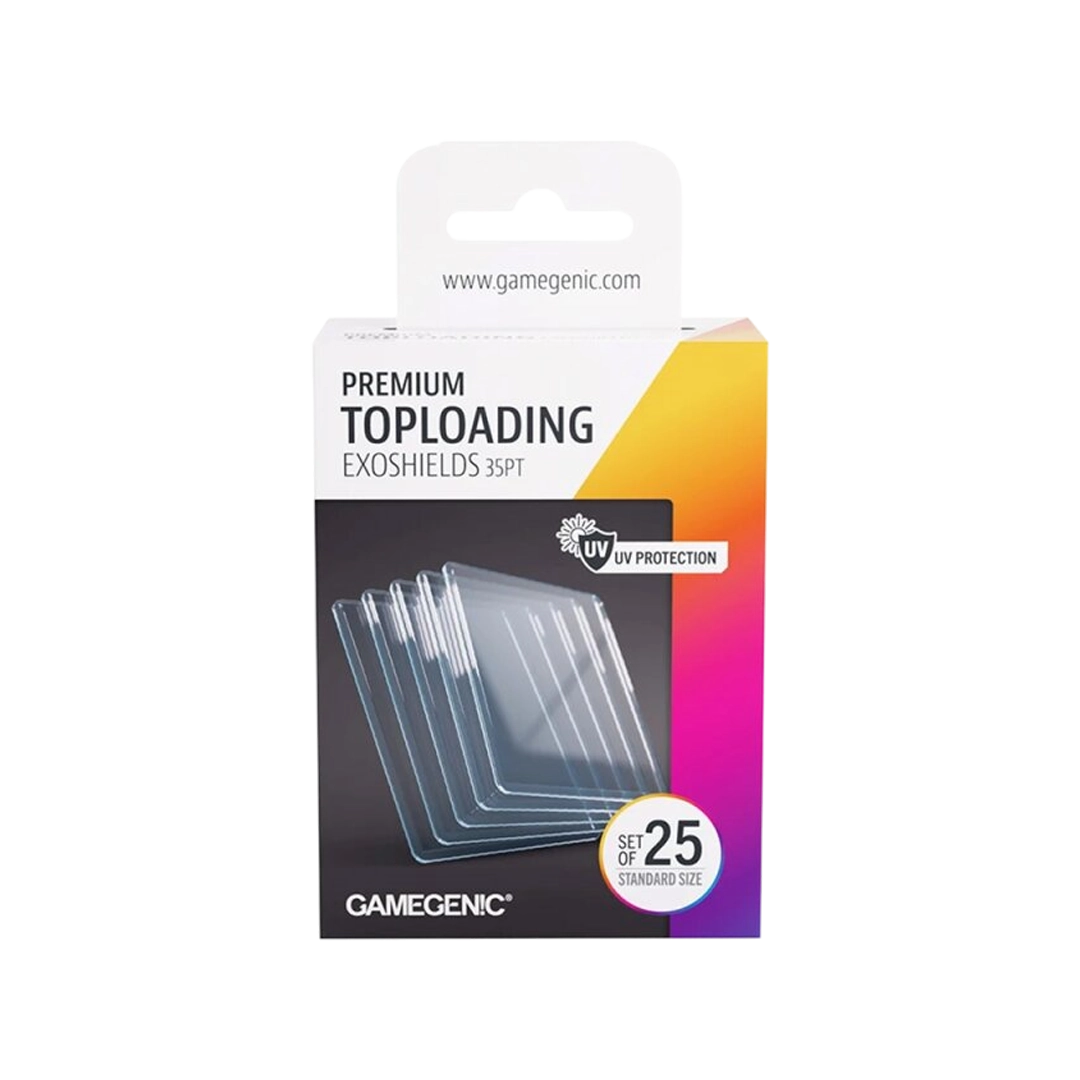 Gamegenic - Premium Toploading Exoshields (35pt) - Transparent 25 Stück