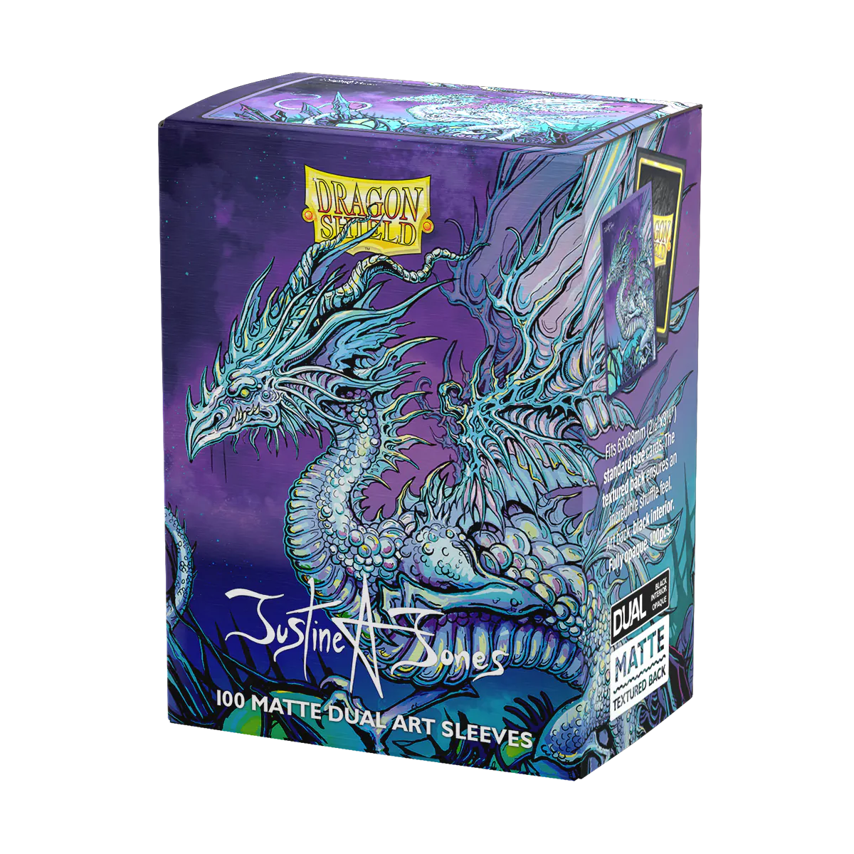 Dragon Shield | The Justhera | Dual Art Sleeves Standard Size