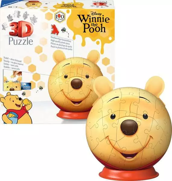 Ravensburger | Winnie Puuh mit Ohren | 3D Puzzle-Ball