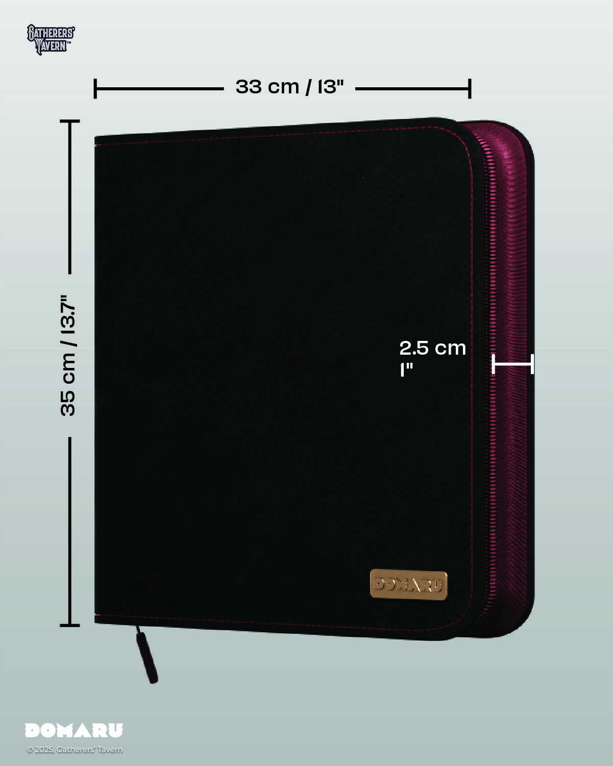 Gatherers' Tavern | Crimson Glow Deco Patch DOMARU | Binder 12-Pocket