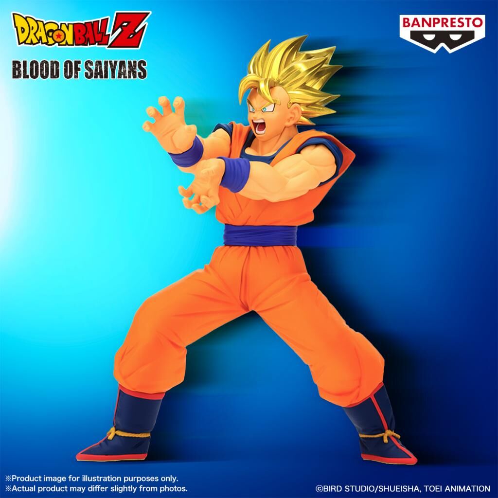 Banpresto | Super Saiyan Son Goku Blood of the Saiyans (19cm) | Dragon Ball Z