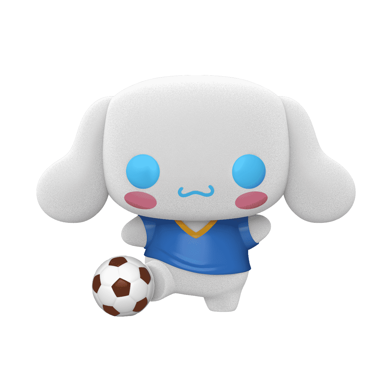 POP! Sanrio: Cinnamoroll with Soccer Ball (Flocked) - Hello Kitty