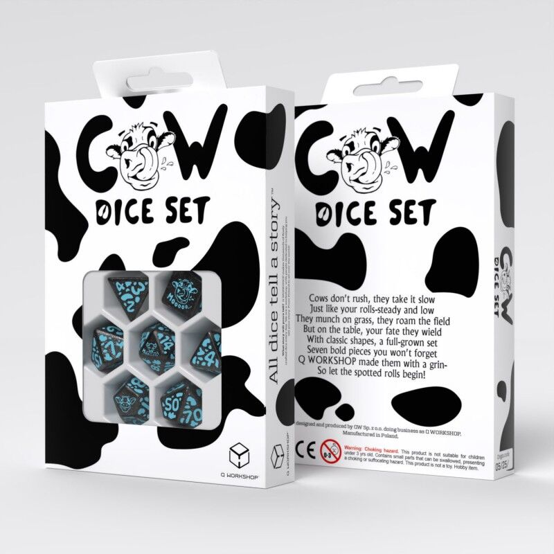 Q Workshop | MOOlissa | Cow Dice Set