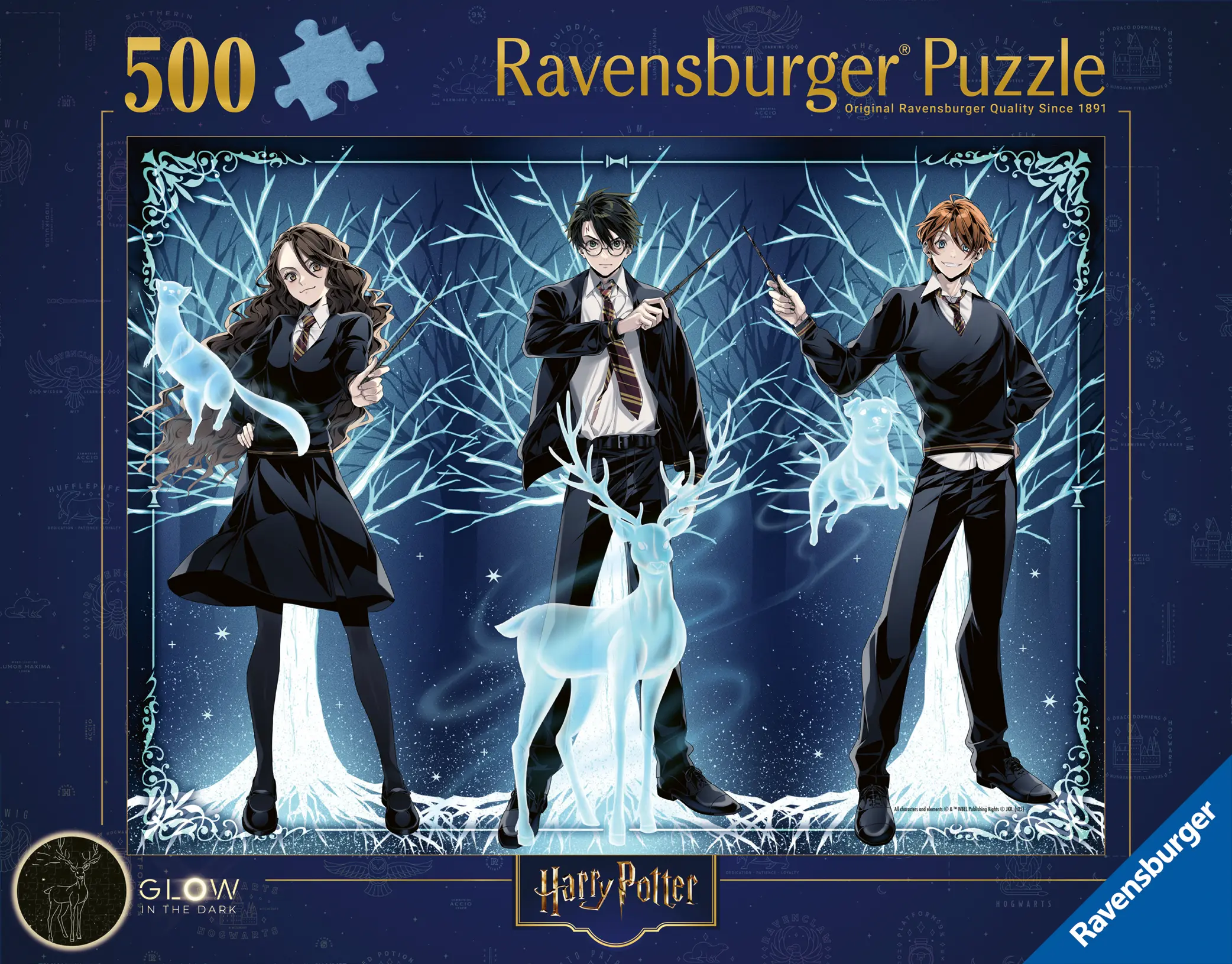 Ravensburger | Harry Potter Glowing Patronus | 500 Teile Puzzle