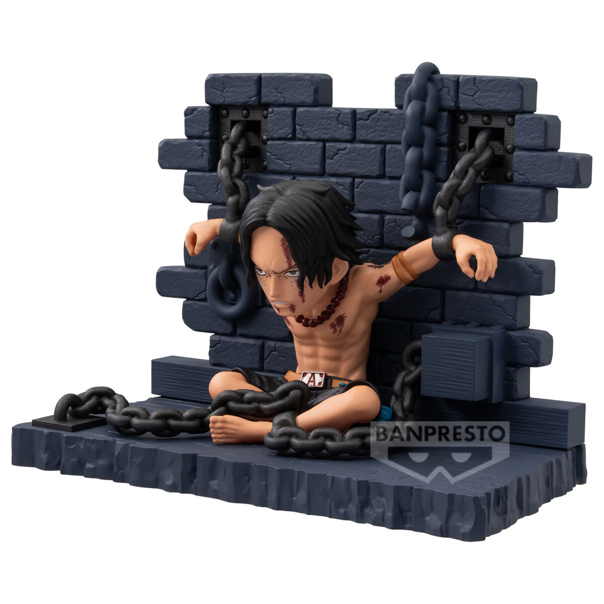 Banpresto | Portgas D. Ace World Collectable Figure Log Stories Impeldown (8cm) | One Piece