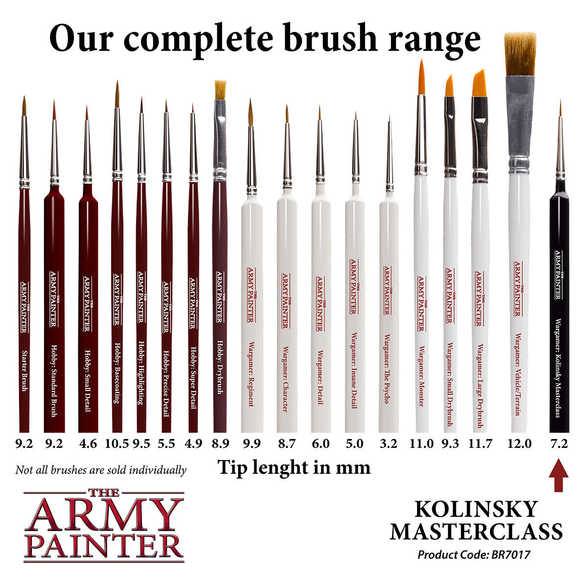 The Army Painter - Kolinsky Masterclass - Wargamer Brush