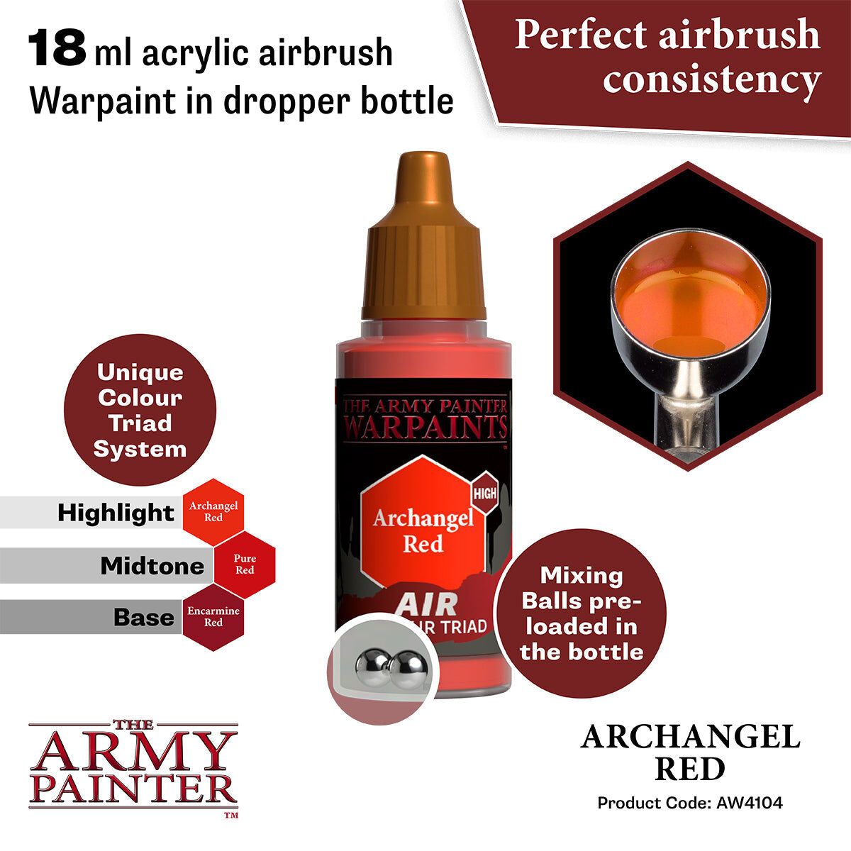 The Army Painter - Archangel Red - Warpaints Air