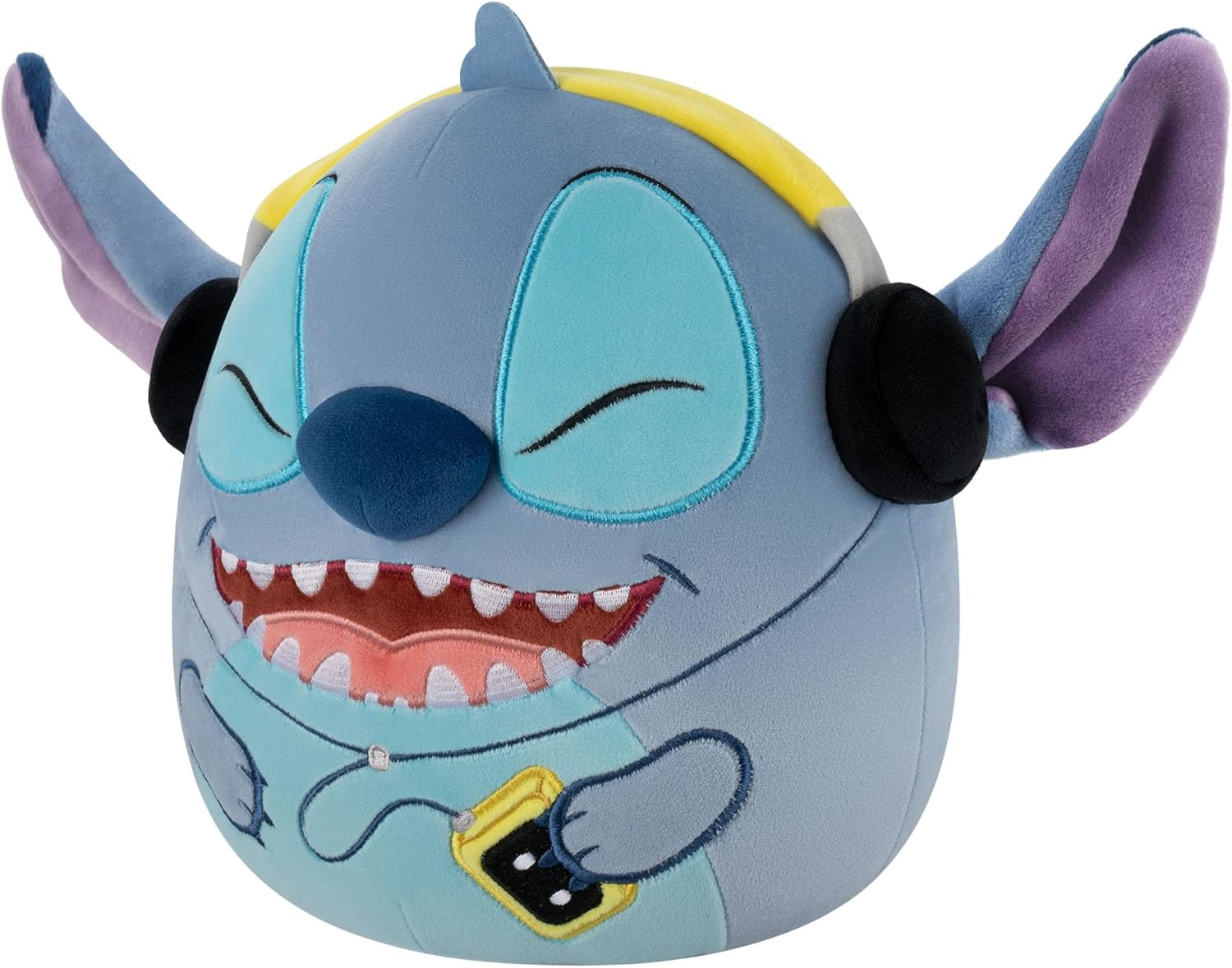 Squishmallows | Disney Medium Plush | Disney Stitch (Headphones) (25cm)