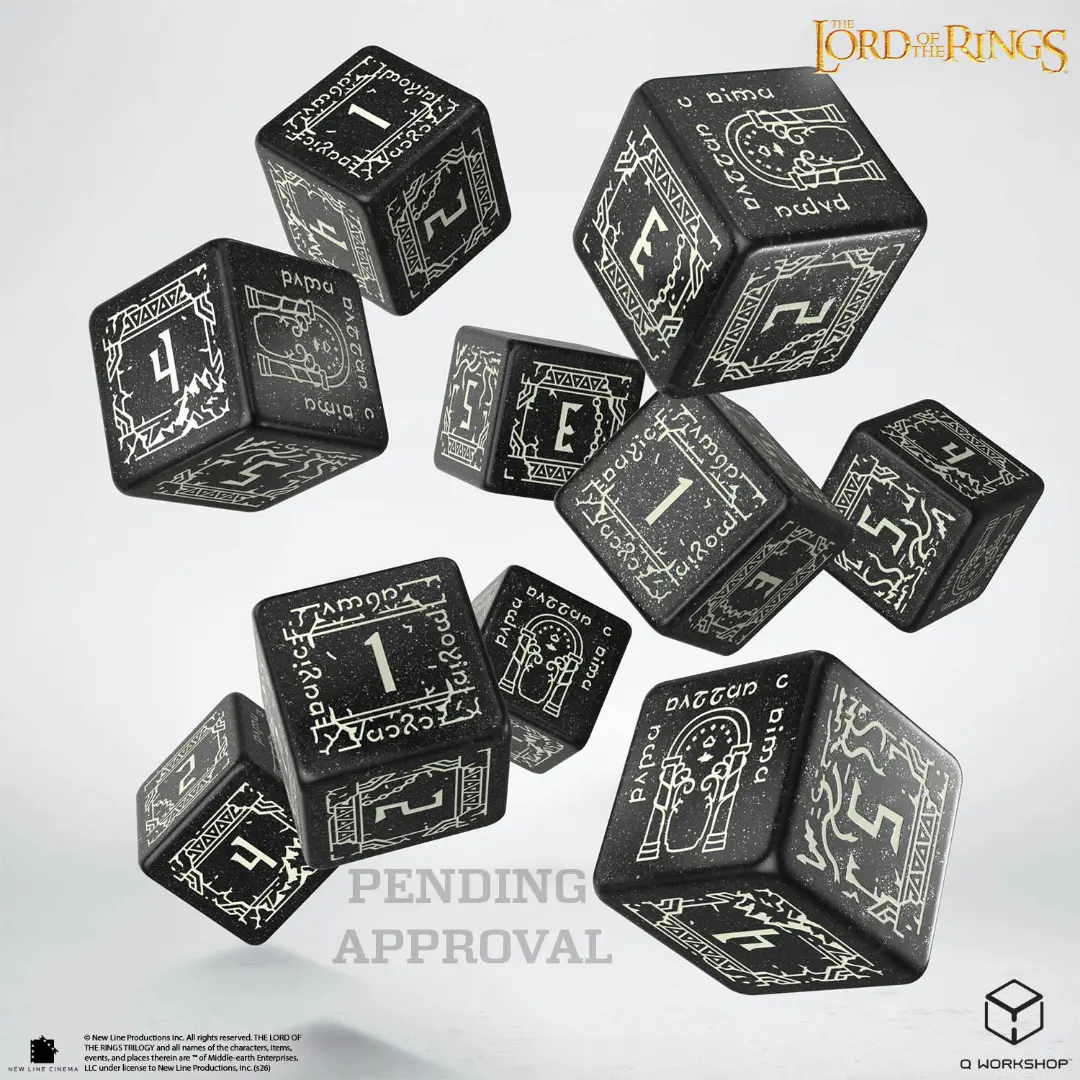 Q Workshop | Moria 10 × D6 Dice Set | The Lord of the Rings
