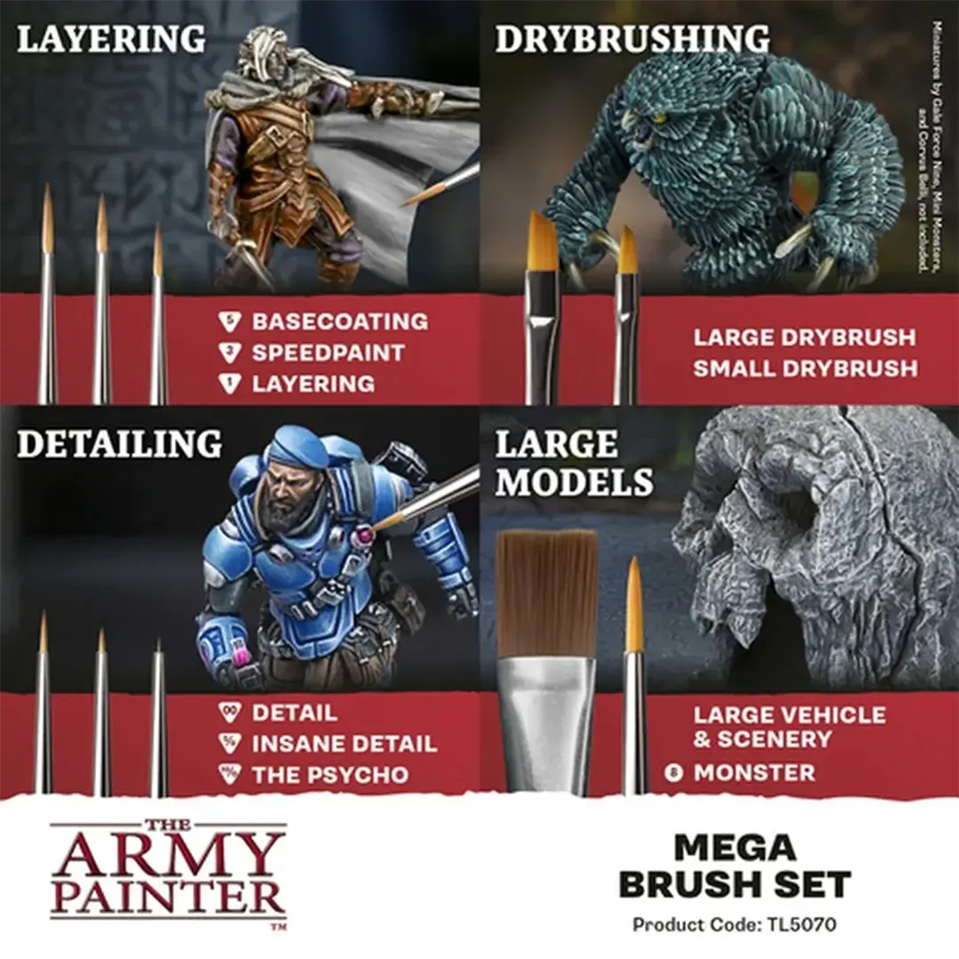 The Army Painter | Mega Brush Set (2025)