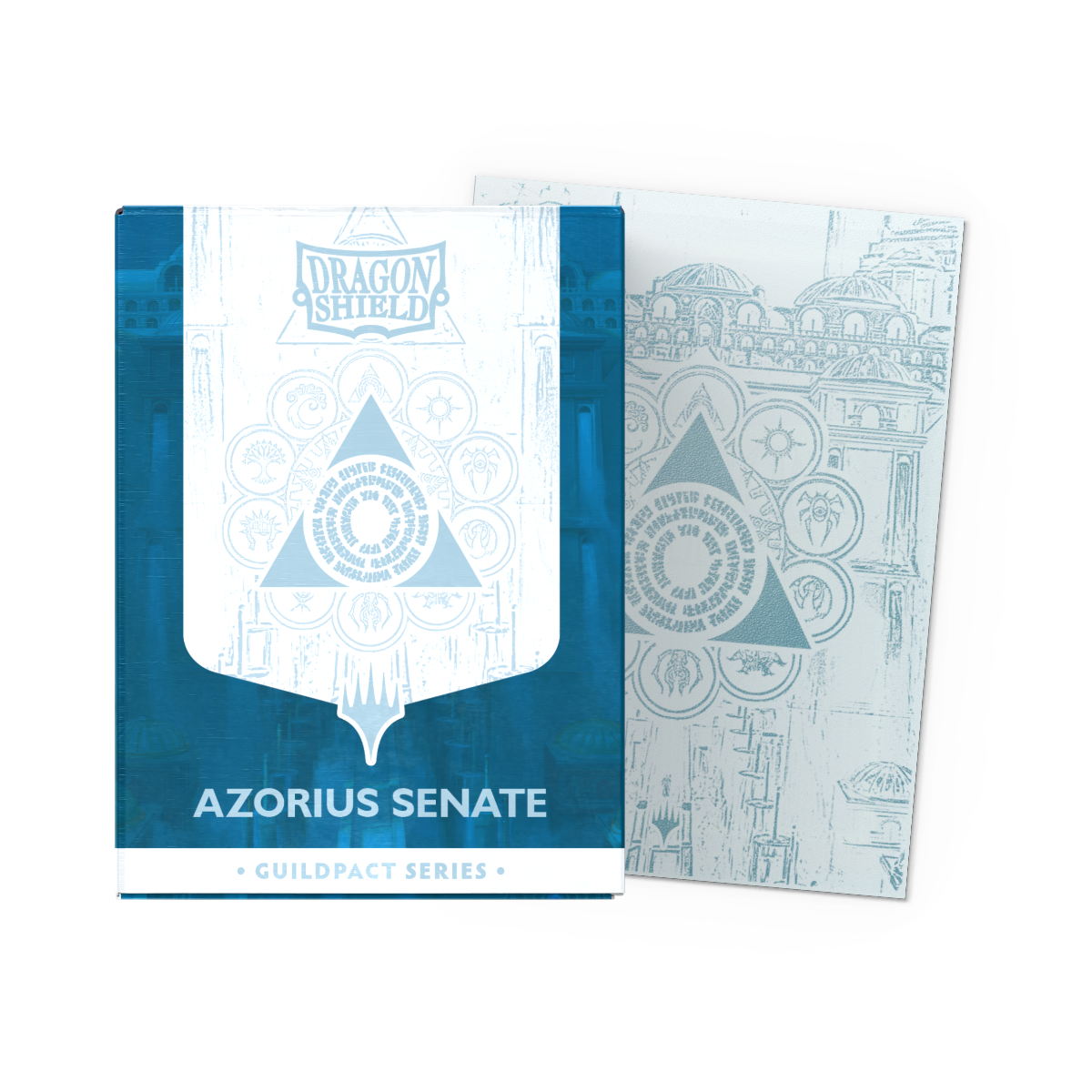 Dragon Shield X Magic: The Gathering | Azorius Senate | Standard Size Sleeves Guildpact Series