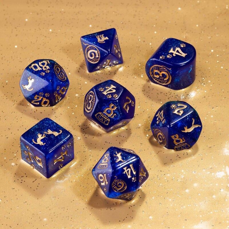 Q Workshop | Meowster | CATS Modern Dice Set