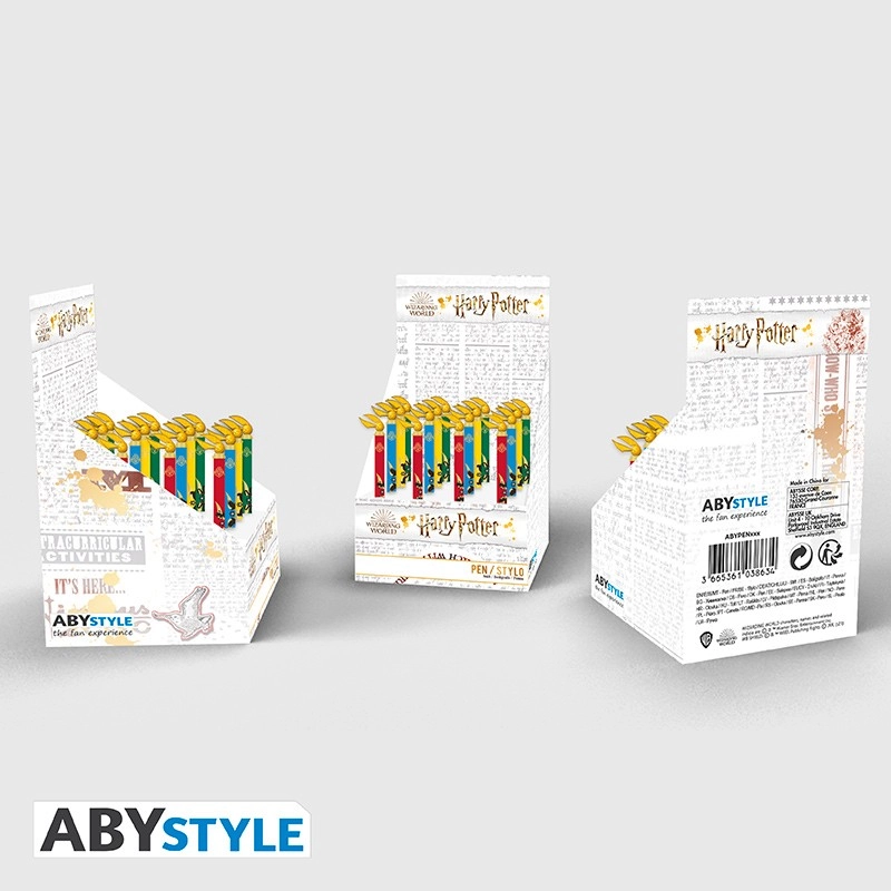 Abysse | Harry Potter | 4 Houses Pens Assortment