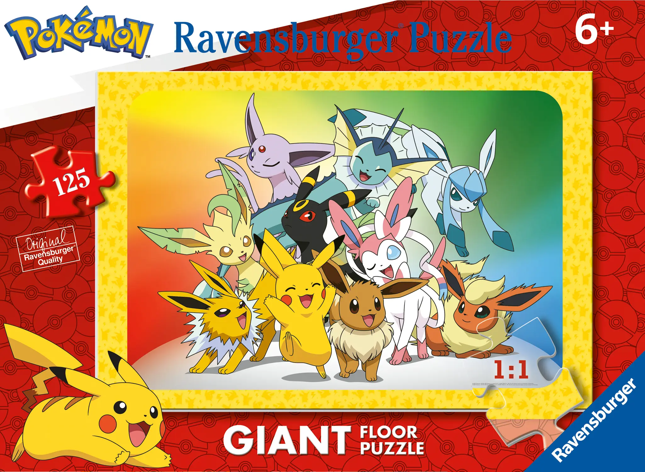 Ravensburger | Pokémon | Riesen-Pokémon-Puzzle 125 Teile Riesen-Puzzle