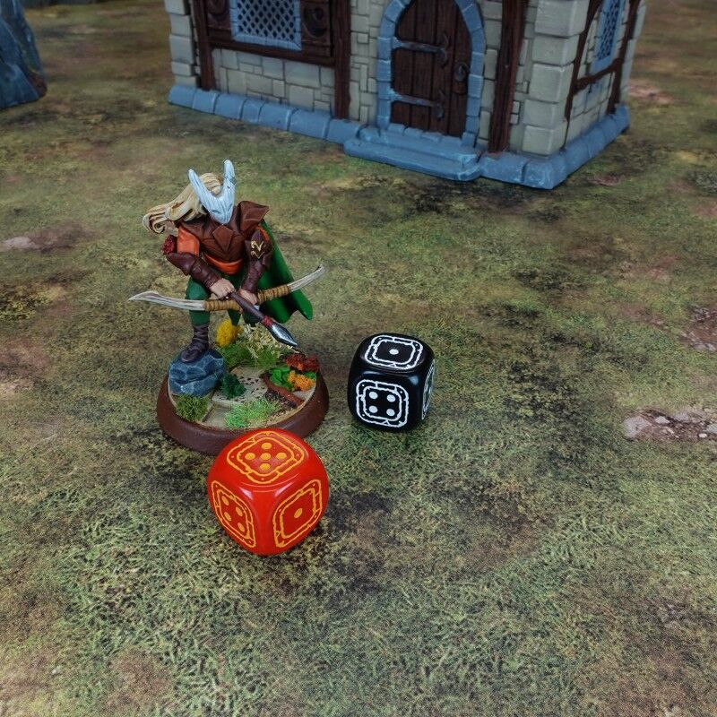 Q Workshop | Black & Red | Fortress Compact D6