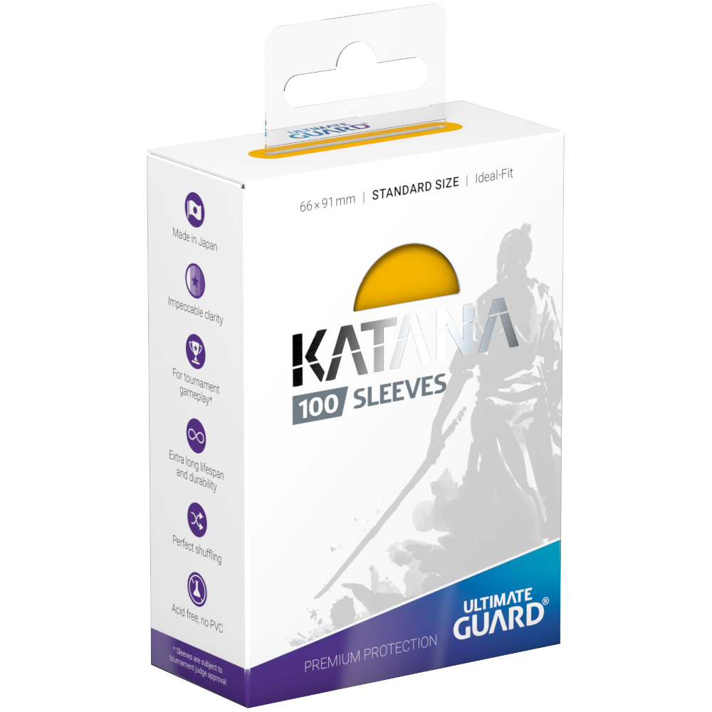 Ultimate Guard | Katana Sleeves | Standard Size (100) Gelb