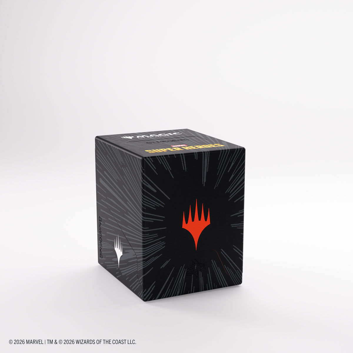 Gamegenic | Marvel Super Heroes - Comic Burst Black | Deckbox Bastion 100+ XL