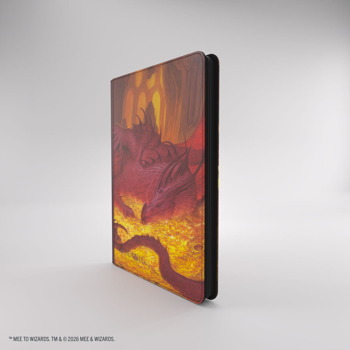 Gamegenic | MTG: The Hobbit - Smaug's Mox Amber |  Zip-Up Album 18-Pocket