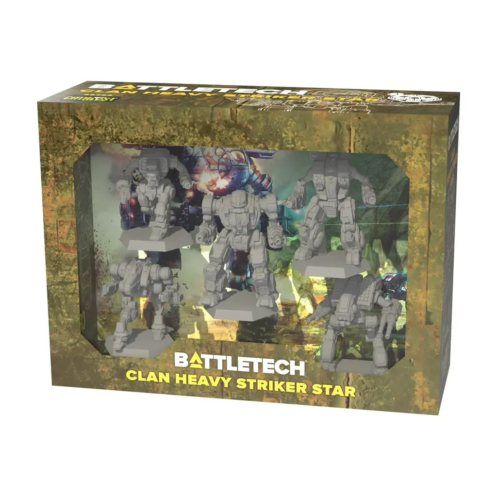 Catalyst Game Labs: BattleTech Clan Heavy Striker Star  - Miniature Games