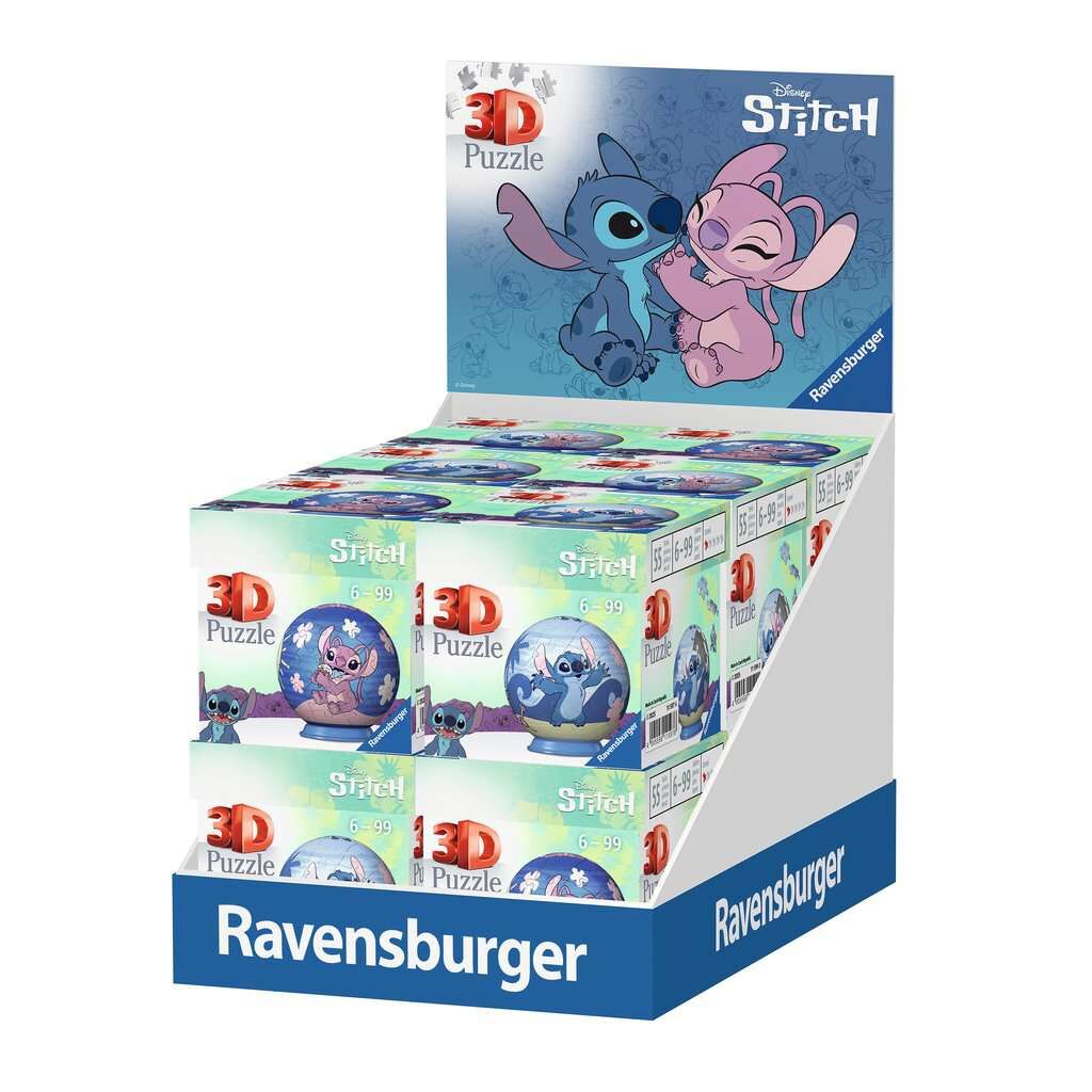 Ravensburger | Thekendisplay Disney Stitch | 3D Puzzle-Ball