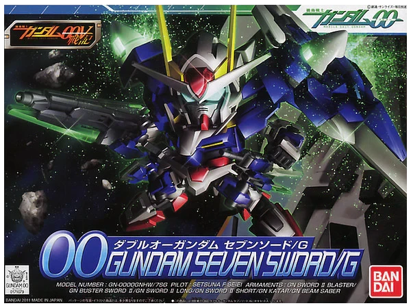 Bandai: SD Gundam 00 (Double O) Seven Sword/G – Mobile Suit Gundam 00 (7cm)