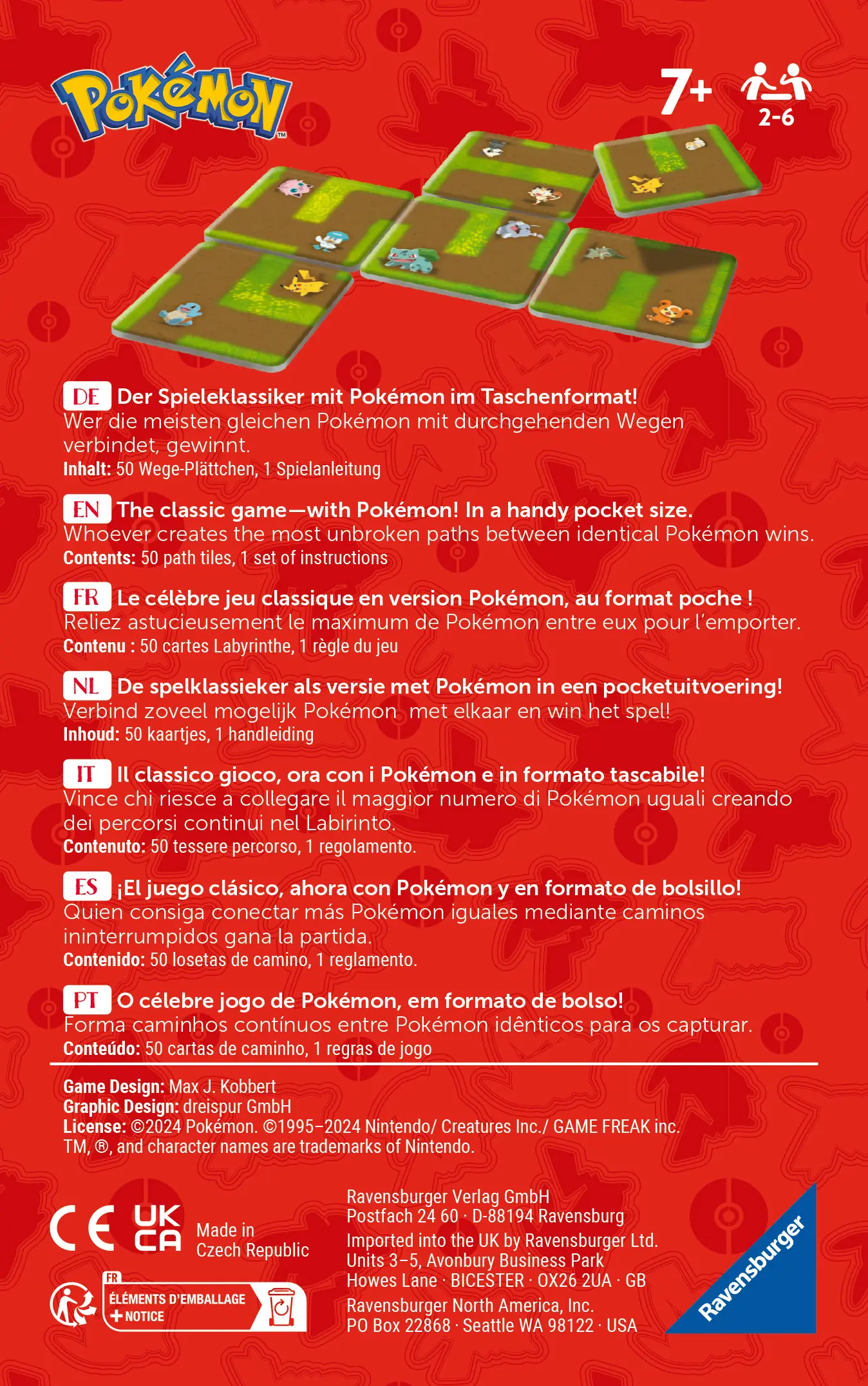 Ravensburger | Pokémon Labyrinth Connect | Gesellschaftsspiel