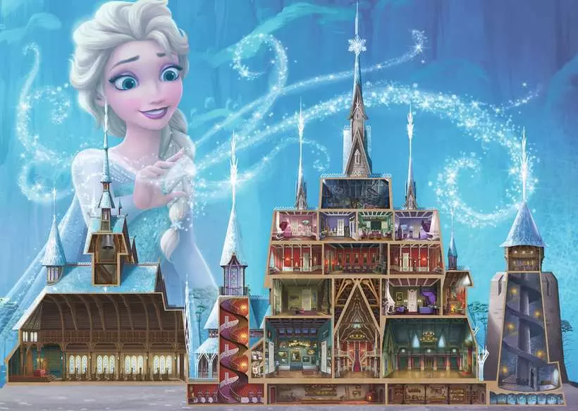 Ravensburger | Disney Castles Elsa | 1000 Teile Puzzle