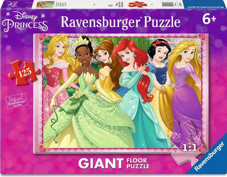 Ravensburger | Die Disney Prinzessinnen | 125 Teile Bodenpuzzle