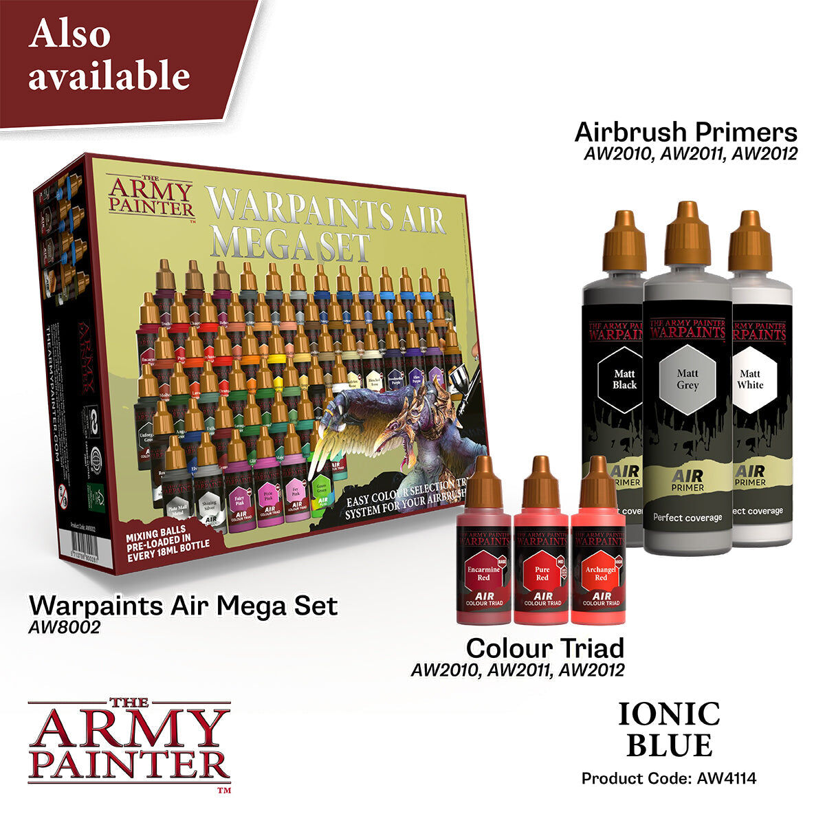 The Army Painter - Ionic Blue - Warpaints Air