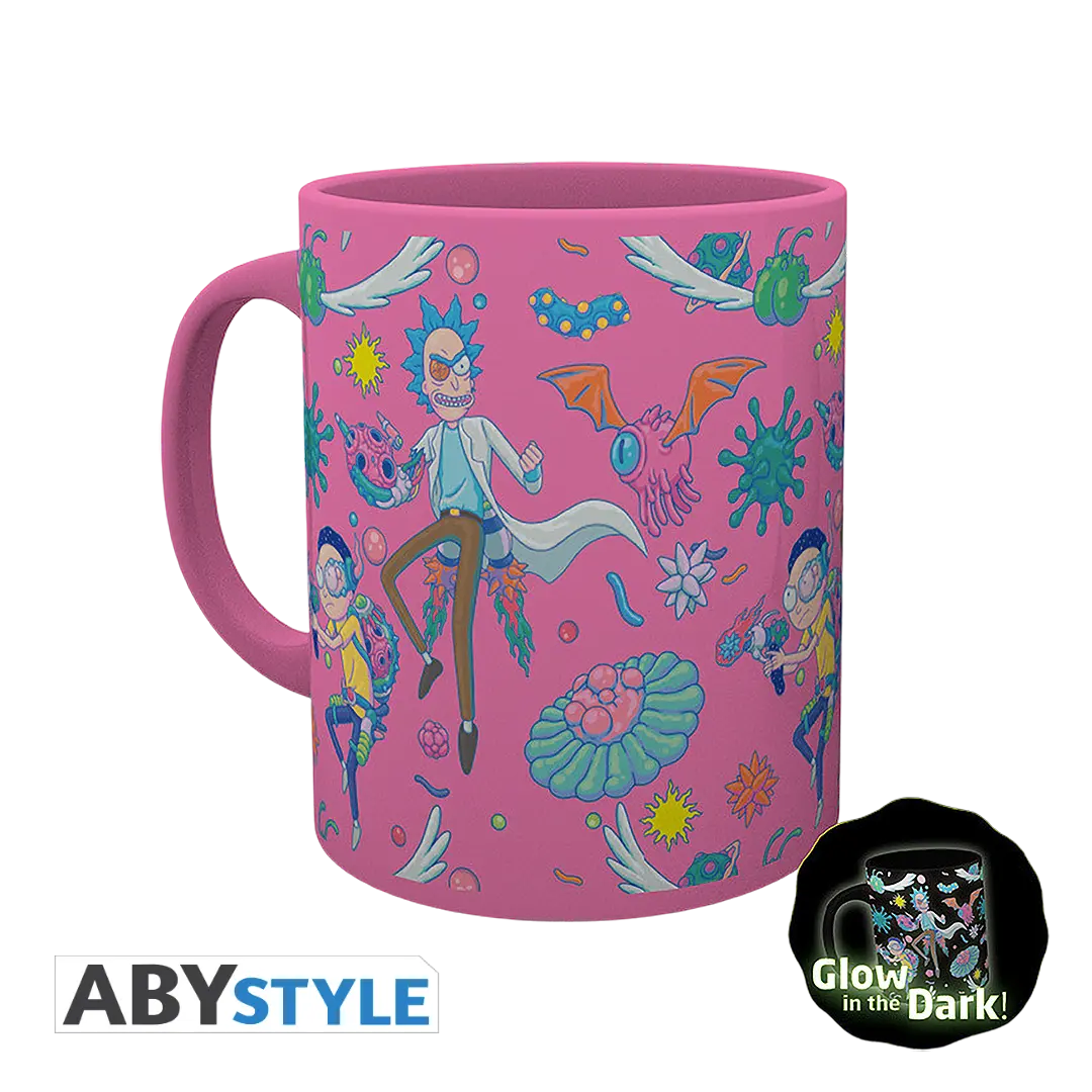 Rick and Morty - Pck Glass XXL + Mug + 2 Coasters