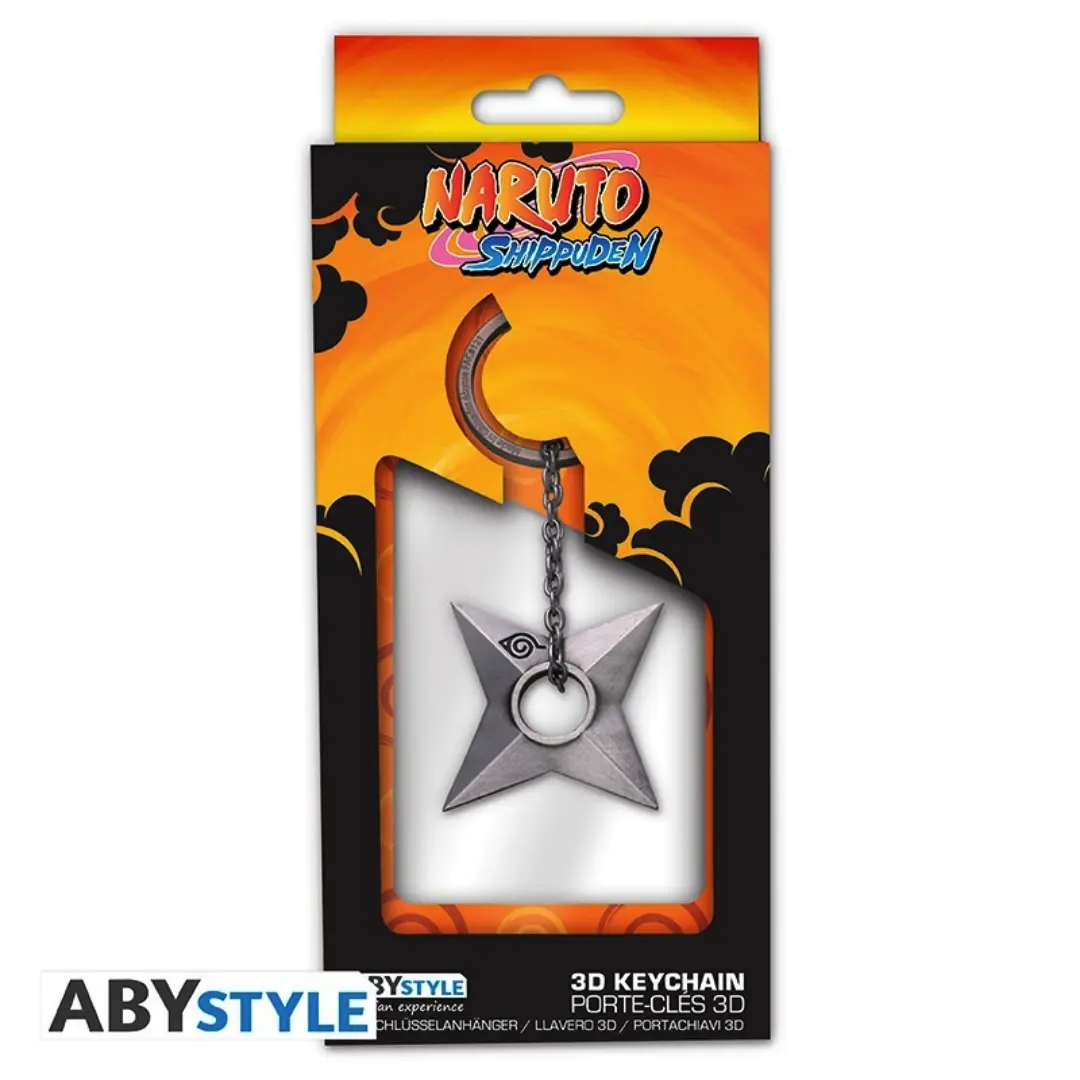 Abysse | Naruto Shippuden | Shuriken Konoha 3D Keychain