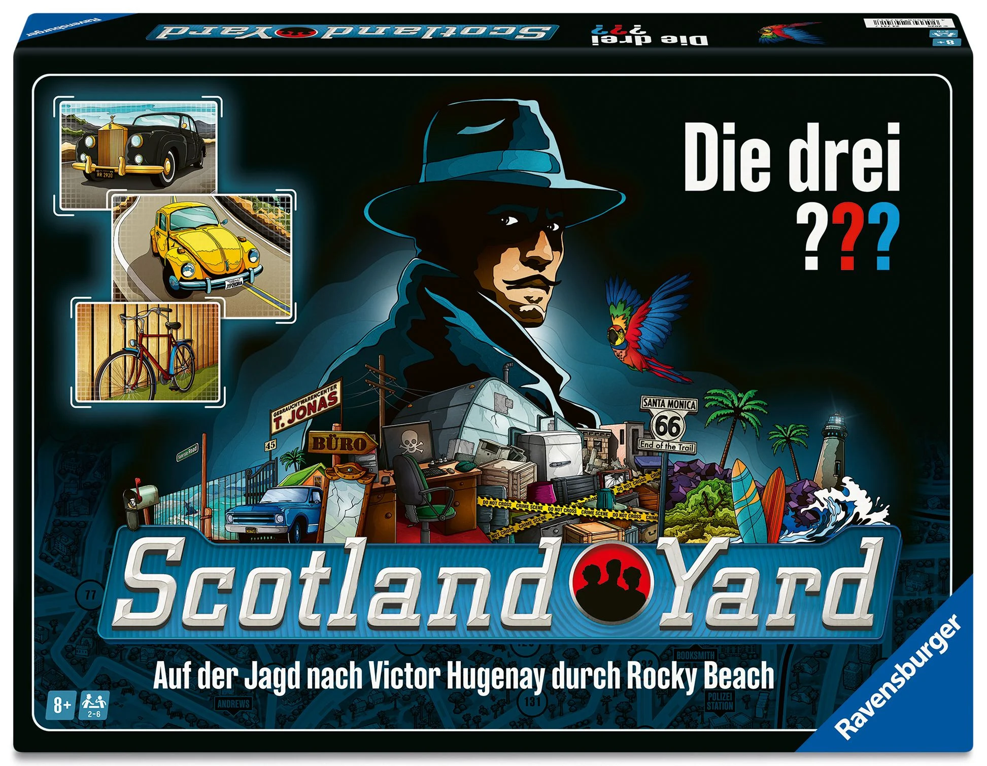 Ravensburger | Die drei ??? Scotland Yard | Gesellschaftsspiel & Brettspiel