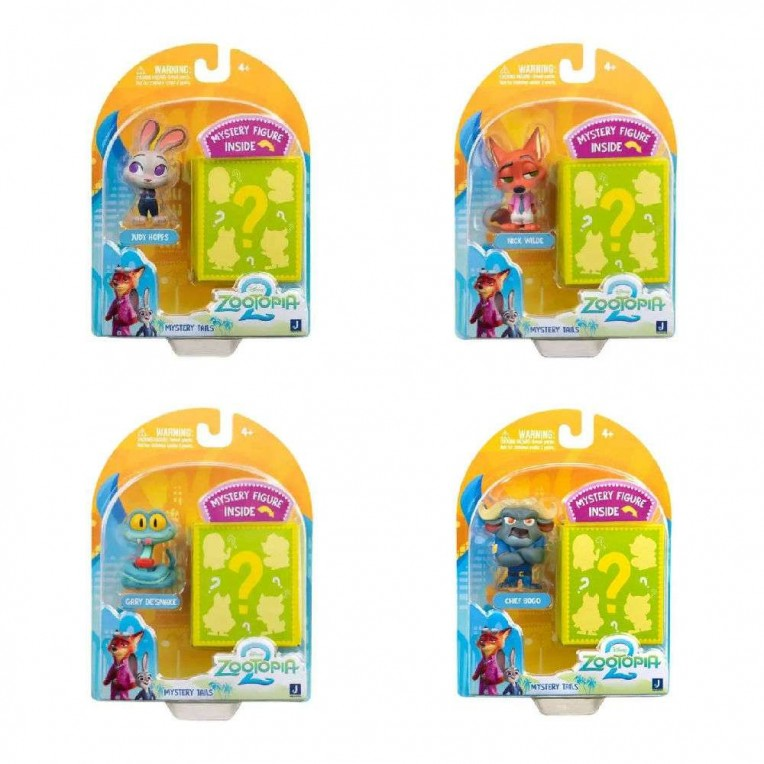 Disney | Disney Zoomania Figure Pack | Mystery Tails Assortment